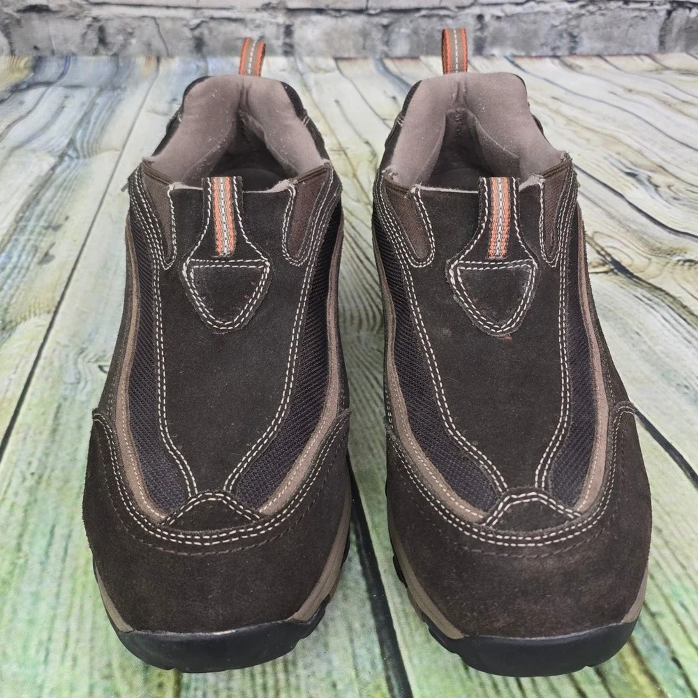 LL Bean TEK 2.5 Hiking Shoes Mens 13 Brown Suede Waterproof Slip On 271741